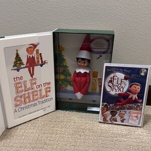 NEW!! Elf in the Shelf boy and An Elf’s Story movie